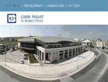 Tablet Screenshot of cakirinsaat.com